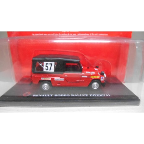 RENAULT 4 RODEO RALLY INFERNAL 1:43 4L COLLECTION HACHETTE IXO