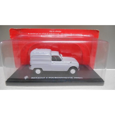 RENAULT 4 FOURGONNETTE 300 KG 1:43 4L COLLECTION HACHETTE IXO