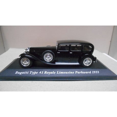 BUGATTI 41 LIMOUSINE PARKWARD 1933 CLASSIC CARS 1:43 ALTAYA IXO DEFECT NO EMBLEMA
