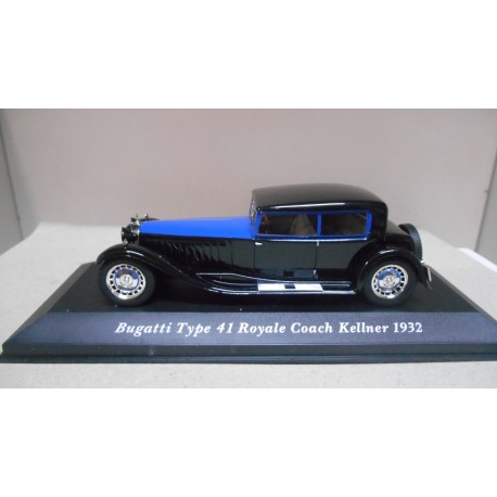 BUGATTI 41 ROYALE COACH KELLNER 1932 CLASSIC CARS 1:43 ALTAYA IXO