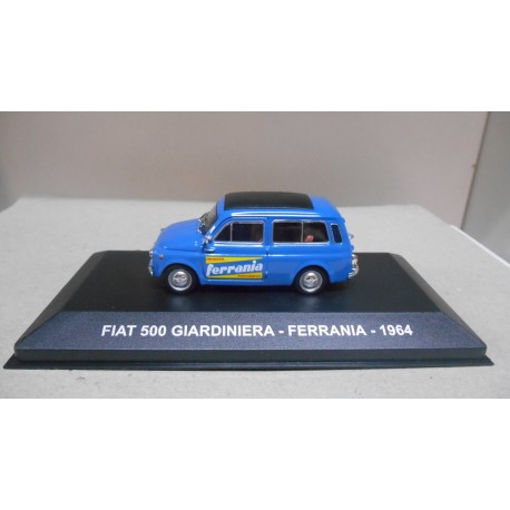 FIAT 500 GIARDINIERA 1964 FERRANIA 1:43 EAGLEMOSS IXO