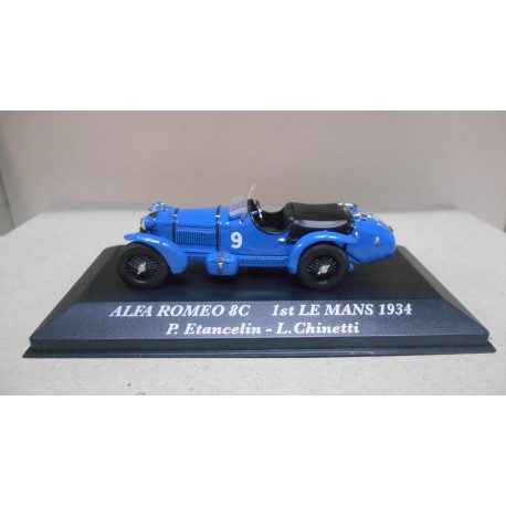 Miniature Alfa Romeo 8C 1932 1/43 Starter – 24h Du Mans, Caisse Vintage