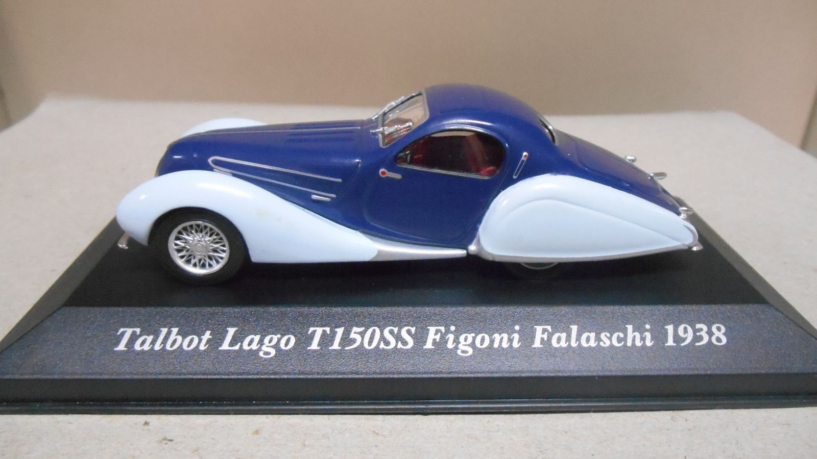 TALBOT LAGO T150SS Figoni Falaschi 1938 Bleu - ALTAYA 1:43 - Modèle Réduit Occasion