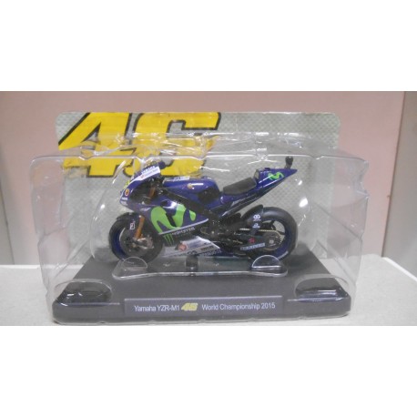 YAMAHA YZR M1 WORLD CHAMPIONSHIP 2015 VALENTINO ROSSI MOTO/BIKE 1:18 ALTAYA IXO