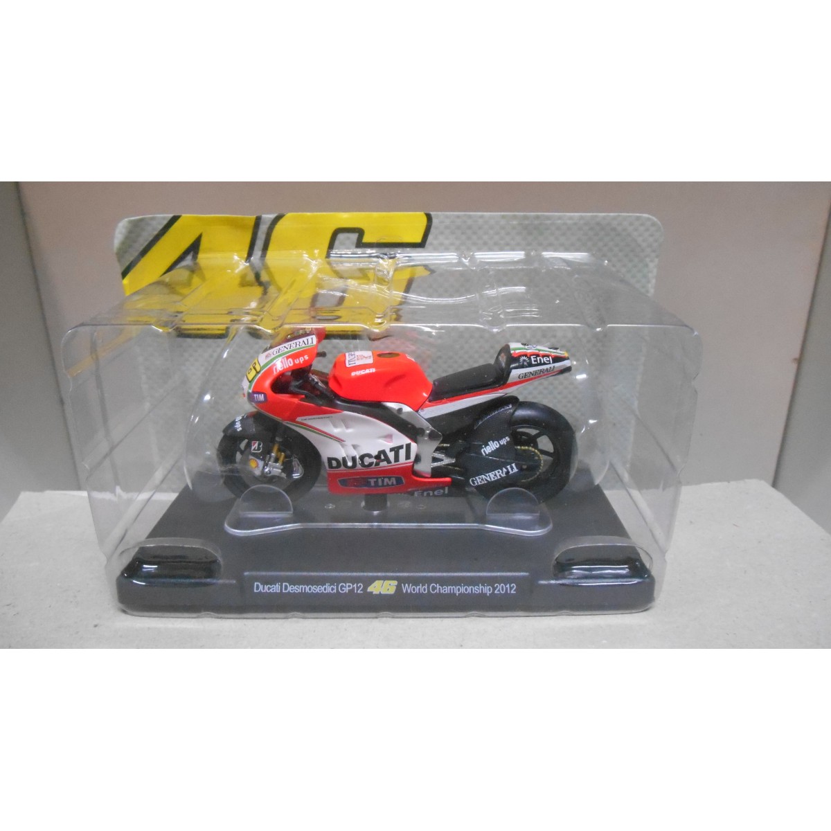DUCATI DESMOSEDICI GP12 CHAMPIONSHIP 12 VALENTINO ROSSI MOTO/BIKE 118 ALTAYA IXO BCN STOCK CARS