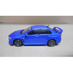 MITSUBISHI LANCER EVO X BLUE LHD 1:64 BM CREATIONS