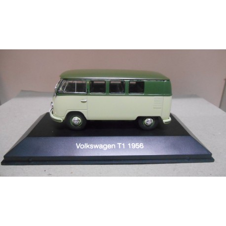 VOLKSWAGEN T1 TRANSPORTER KOMBI 1956 VW GERMANY 1:43 DeAGOSTINI IXO