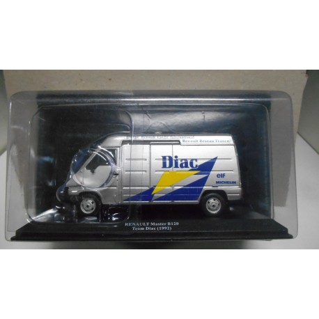 RENAULT MASTER B120 TEAM DIAC RALLY TEAM 1991 ASSISTANCE RALLY 1:43 ALTAYA IXO