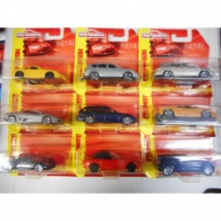 STREET CARS PROMO AKYLONE BMW LAMBORGHINI LEXUS PEUGEOT PORSCHE MAJORETTE 1:64