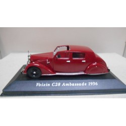 VOISIN C28 1936 DARK RED CLASSIC CARS 1:43 ALTAYA IXO