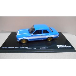 FORD ESCORT MK1 RS1600 FAST & FURIOUS 1:43 ALTAYA IXO