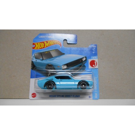 NISSAN SKYLINE 2000 GT-R LBWK 1:64 HOT WHEELS