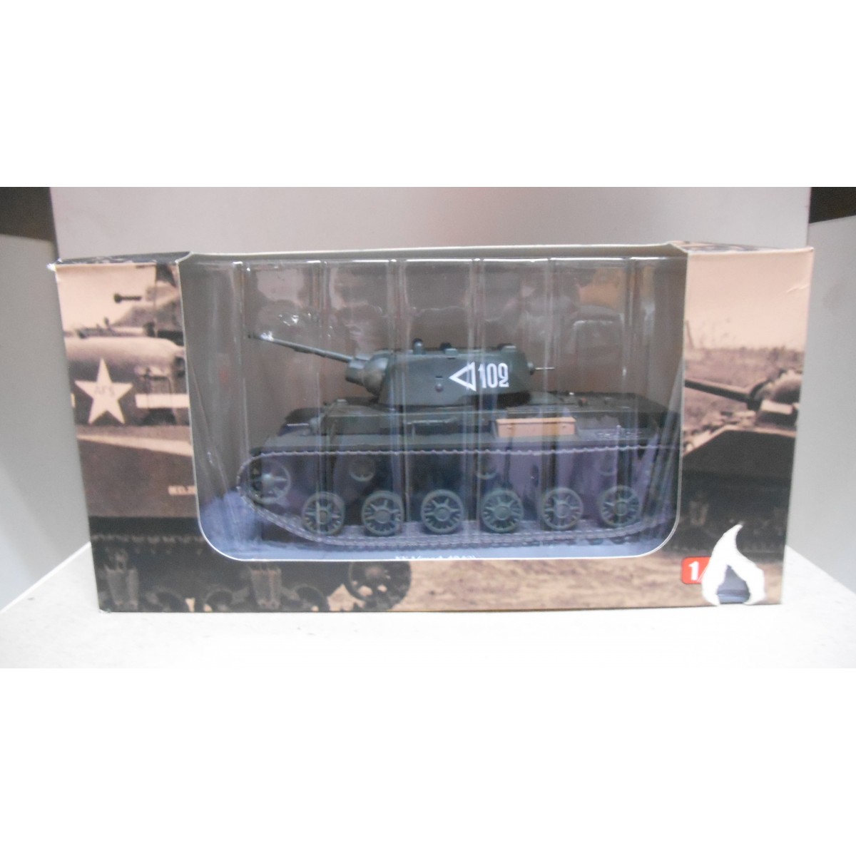Char KV-I 1942 – 135th Armoured Brigade Russia, Miniature 1/43 Altaya, Neuf En Boîte