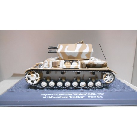 Sd.Kfz.161/4 FLAKPANZER IV/2 WIRBELWIND 1945 GERMANY TANKS WW 2 1:43 ALTAYA IXO