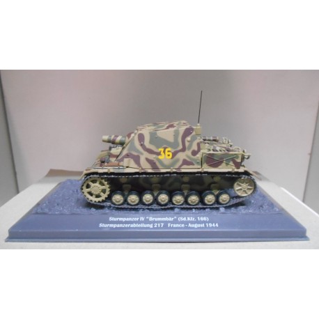 Sd.Kfz.166 STURMPANZER IV BRUMMBAR 1944 GERMANY TANKS WW 2 1:43 ALTAYA IXO