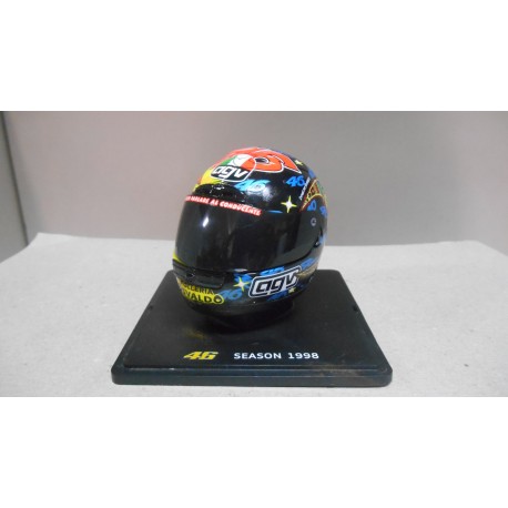 CASCO/HELMET VALENTINO ROSSI SEASON 1998 MOTO/BIKE 1:5 SPARK ALTAYA