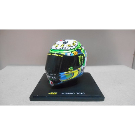 CASCO/HELMET VALENTINO ROSSI MISANO 2010 MOTO/BIKE 1:5 SPARK ALTAYA - BCN STOCK CARS CASCO/HELMET VALENTINO ROSSI MISANO 2010 MOTO/BIKE 1:5 SPARK ALTAYA - BCN STOCK CARS