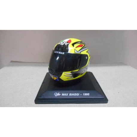 CASCO/HELMET MAX BIAGGI 1995 WIN APRILIA MOTO/BIKE 1:5 SPARK ALTAYA