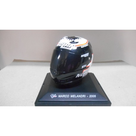 CASCO/HELMET MARCO MELANDRI 2005 MOTO GP HONDA MOTO/BIKE 1:5 SPARK ALTAYA