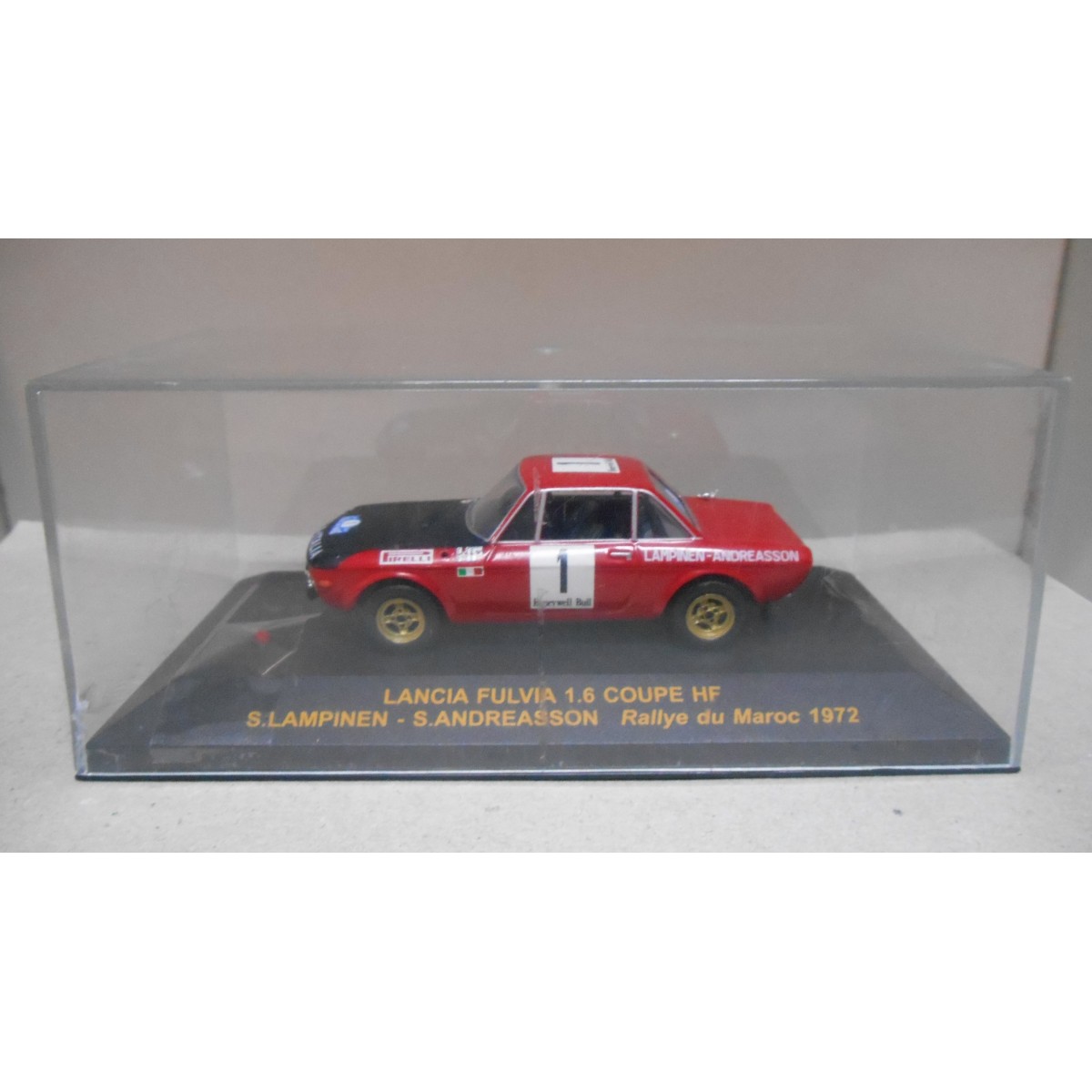 Ixo Lancia Fulvia 1600 Coupé HF #2 – Rallye San Remo 1972 – Miniature 1/43 Neuve