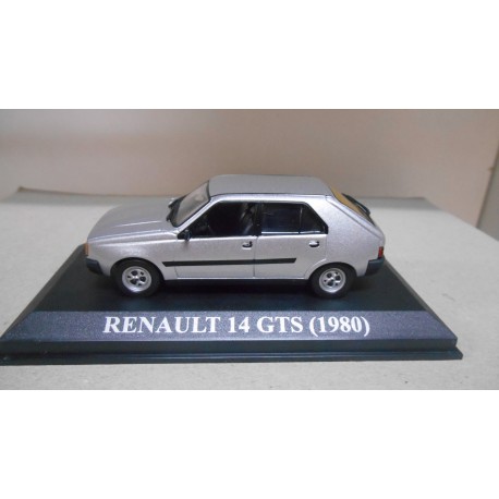 RENAULT 14 GTS PLATA/SILVER 1980 MATRICULA ESPAÑA 1:43 ALTAYA IXO