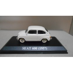 SEAT 600 1957 MATRICULA ESPAÑA 1:43 ALTAYA IXO
