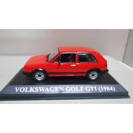 VOLKSWAGEN GOLF 2 GTi 1984 MATRICULA ESPAÑA 1:43 ALTAYA IXO