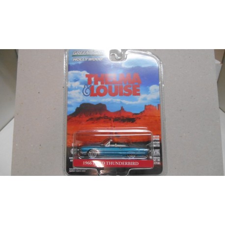 HOLLYWOOD THELMA & LOUISE FORD THUNDERBIRD 1966 1:64 GREENLIGHT
