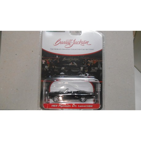 PLYMOUTH GTX 1969 BARRETT-JACKSON 1:64 GREENLIGHT