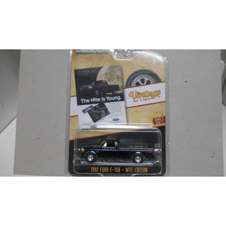 FORD F-100 1992 NITE EDITION VINTAGE AD CARS 1:64 GREENLIGHT