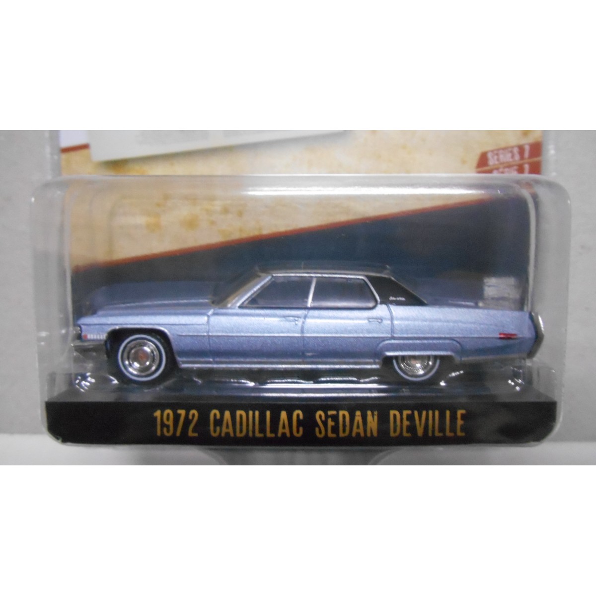Modèle Miniature 1:64 Cadillac DeVille MK MKM - Voiture Diecast Bleue/verte Neuve, Idée Cadeau
