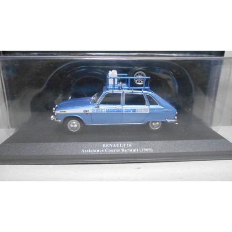 RENAULT 16 COURSE RENAULT 1969 ASSISTANCE RALLY 1:43 ALTAYA IXO