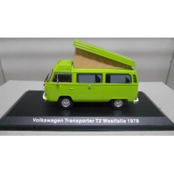 VOLKSWAGEN T2 TRANSPORTER WESTFALIA CAMPER 1978 VW GERMANY 1:43 DeAGOSTINI IXO