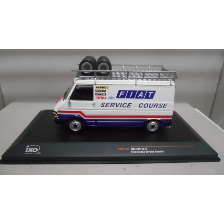 FIAT 242 1979 FIAT FRANCE SERVICE CORSE ASSISTANCE RALLY 1:43 IXO RAC273X