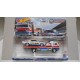 AMC REBEL MACHINE + WIDE OPEN TEAM TRANSPORT 43 1:64 HOT WHEELS