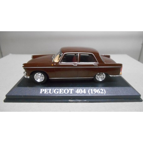 PEUGEOT 404 1962 PLACA PORTUGAL 1:43 ALTAYA IXO USADO/EX PRIVADO