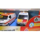 LAND ROVER 110 DYA/ TRANSIT SAMUR/VW TRANSPORTER 112 EMERGENCIAS 1:43 CARARAMA