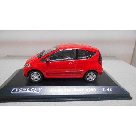 MERCEDES-BENZ W169 A200 CLASE A RED/ROJO 1:43 WELLY