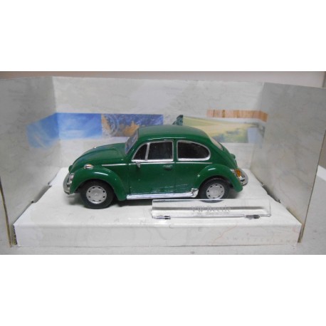 VOLKSWAGEN BEETLE/KAFER/COX/ESCARABAJO VERDE/GREEN 1:43 CARARAMA