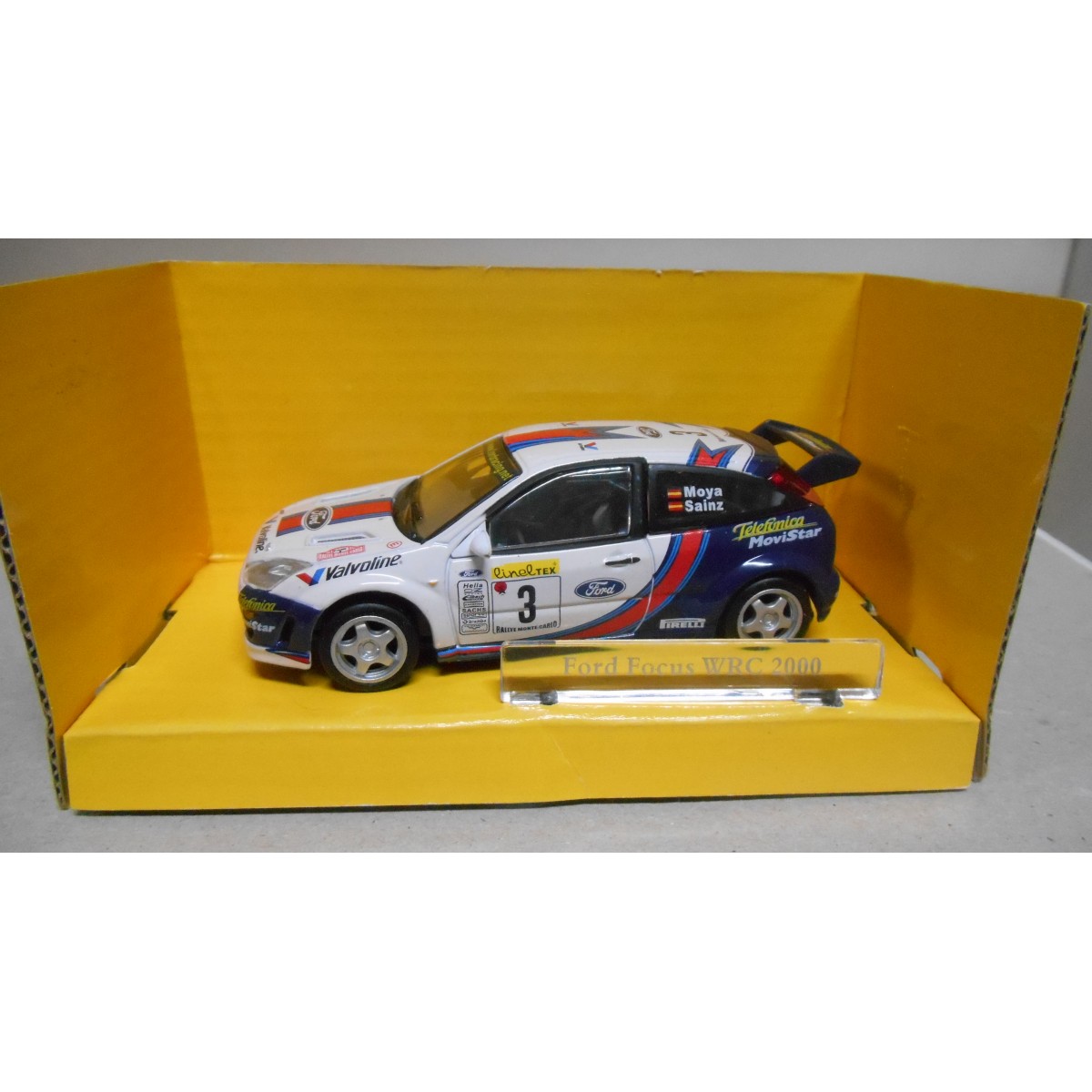 FIAT FOCUS WRC RALLY MONTE CARLO 200 SAINZ 1:43 CARARAMA - BCN 