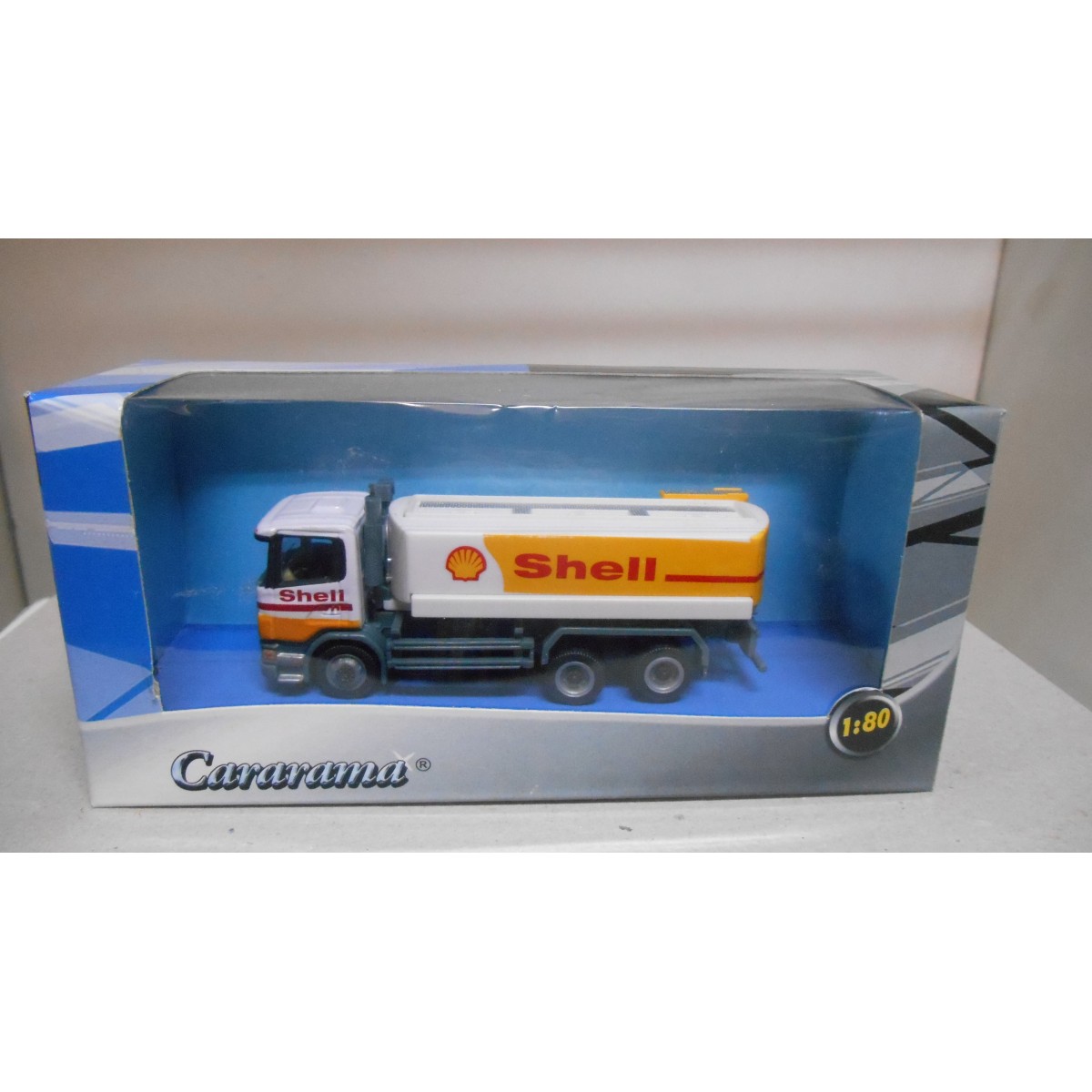 SCANIA CISTERNA SHELL CAMION/TRUCK 1:80 CARARAMA - BCN STOCK CARS