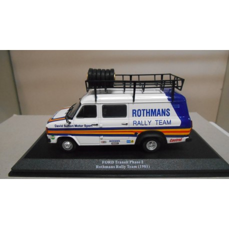 ALTAYA IXO FORD TRANSIT RALLY ASSISTANCE RENAULT PHILIPS (1984) 1/43