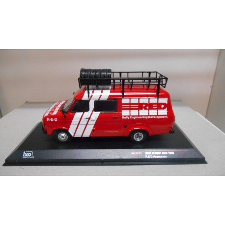 FORD TRANSIT MKII 1985 R.E.D. ASSISTANCE RALLY 1:43 IXO RAC281X
