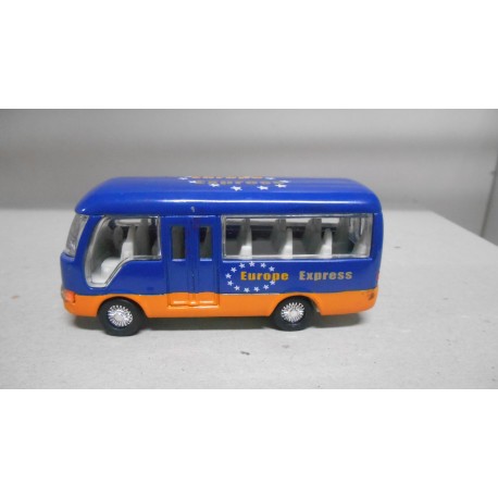 AUTOBUS EUROPE EXPRESS TINS TOY CARVEN T325 MINIBUS 9,5 cm LONG