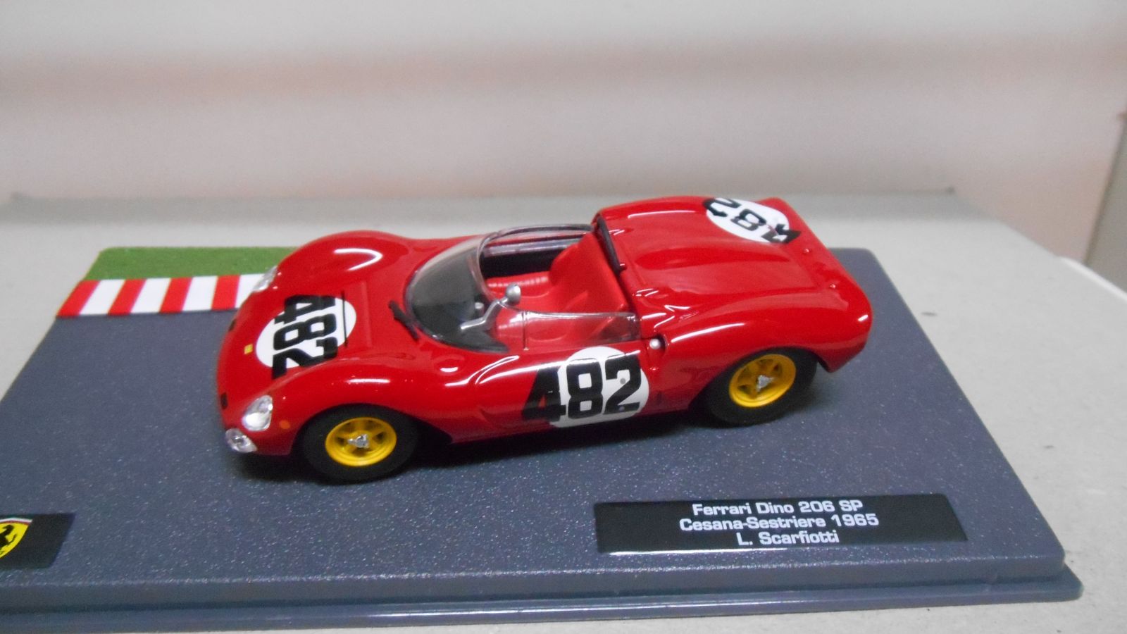 FERRARI DINO 206 SP CESANA-SESTRIERE 1965 L.SCARFIOTTI 1:43