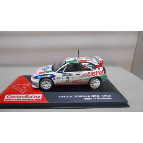 TOYOTA COROLLA WRC 1999 RALLY FINLANDIA CARLOS SAINZ 1:43 ALTAYA IXO