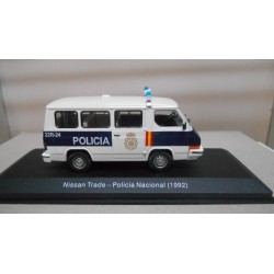 NISSAN TRADE 1992 POLICIA NACIONAL 1:43 SALVAT IXO EMBALAJE MAL/V FOTOS