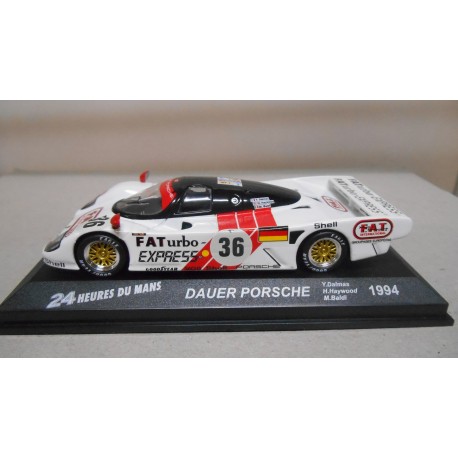 DAUER PORSCHE 962 WIN 24 H LE MANS 1994 DALMAS-HAYWOOD-BALDI 1:43 ALTAYA IXO