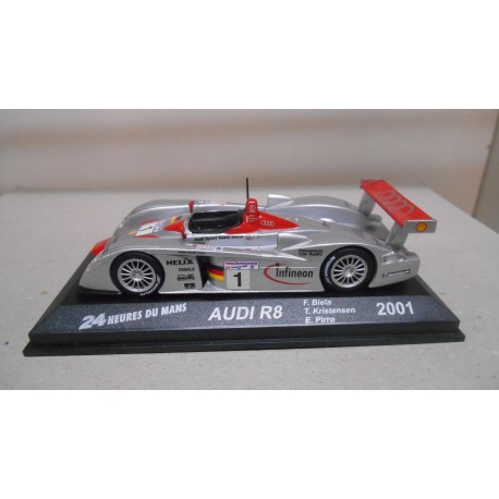 AUDI R8 LMP WIN 24 H LE MANS 2001 PIRRO/KRISTENSEN/BIELA 1:43 ALTAYA IXO