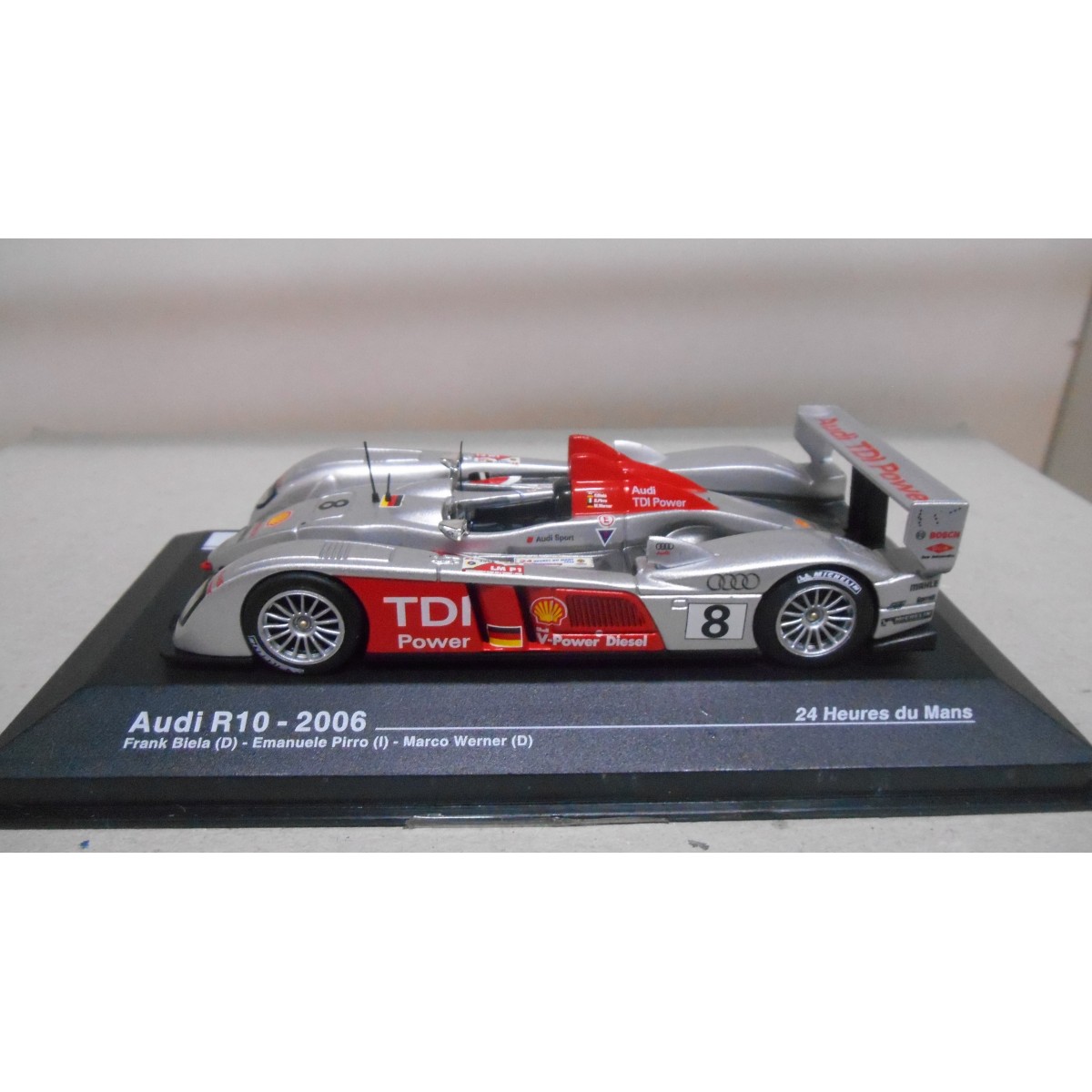 AUDI R10 TDi WIN 24 H LE MANS 2006 BIELA/PIRRO/WERNER 1:43 ALTAYA